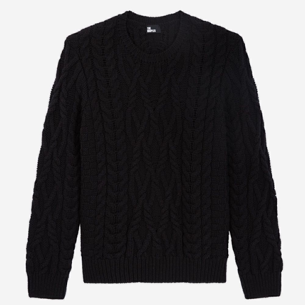 The KOOPLES Black wool sweater